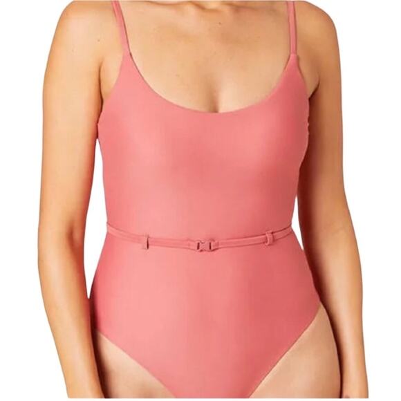 ANDIE The Riviera Belted One Pcs Swimsuit Sz M Retro Nostalgia Feminine Y2K NWT - Picture 3 of 10